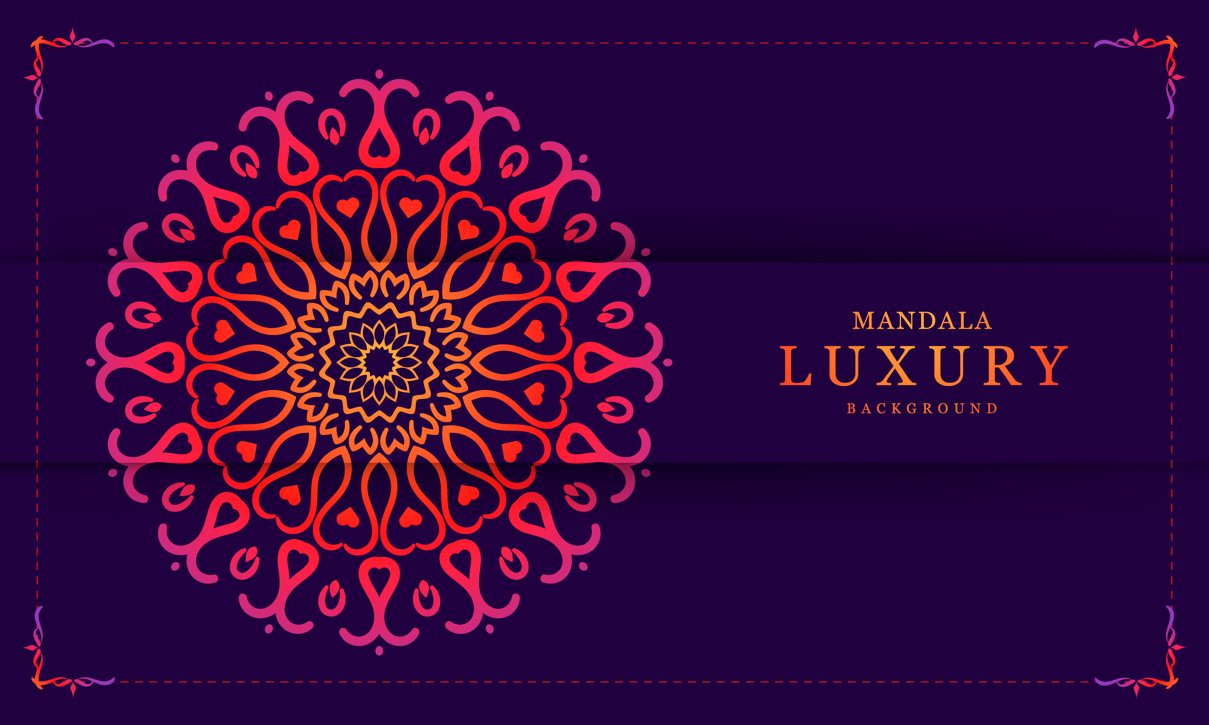Download Creative Mandala Background Design - Download Free Vectors ...