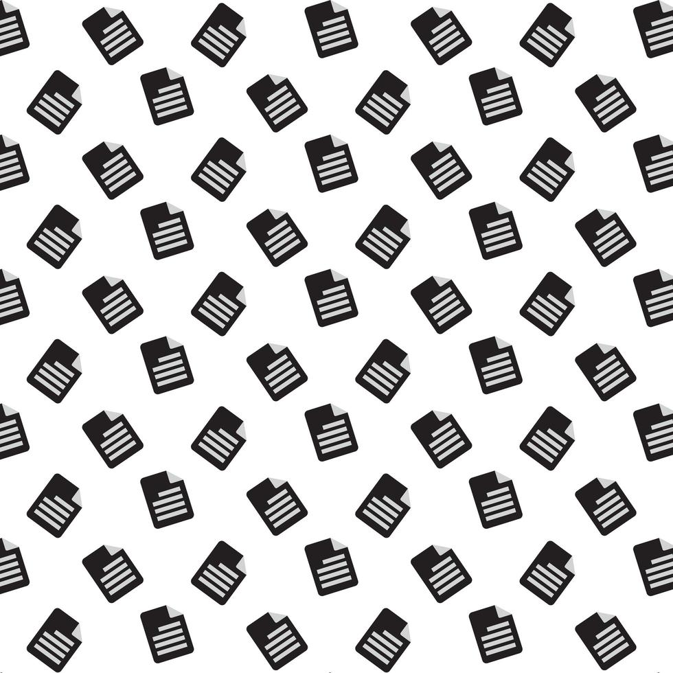 Document icon pattern  vector