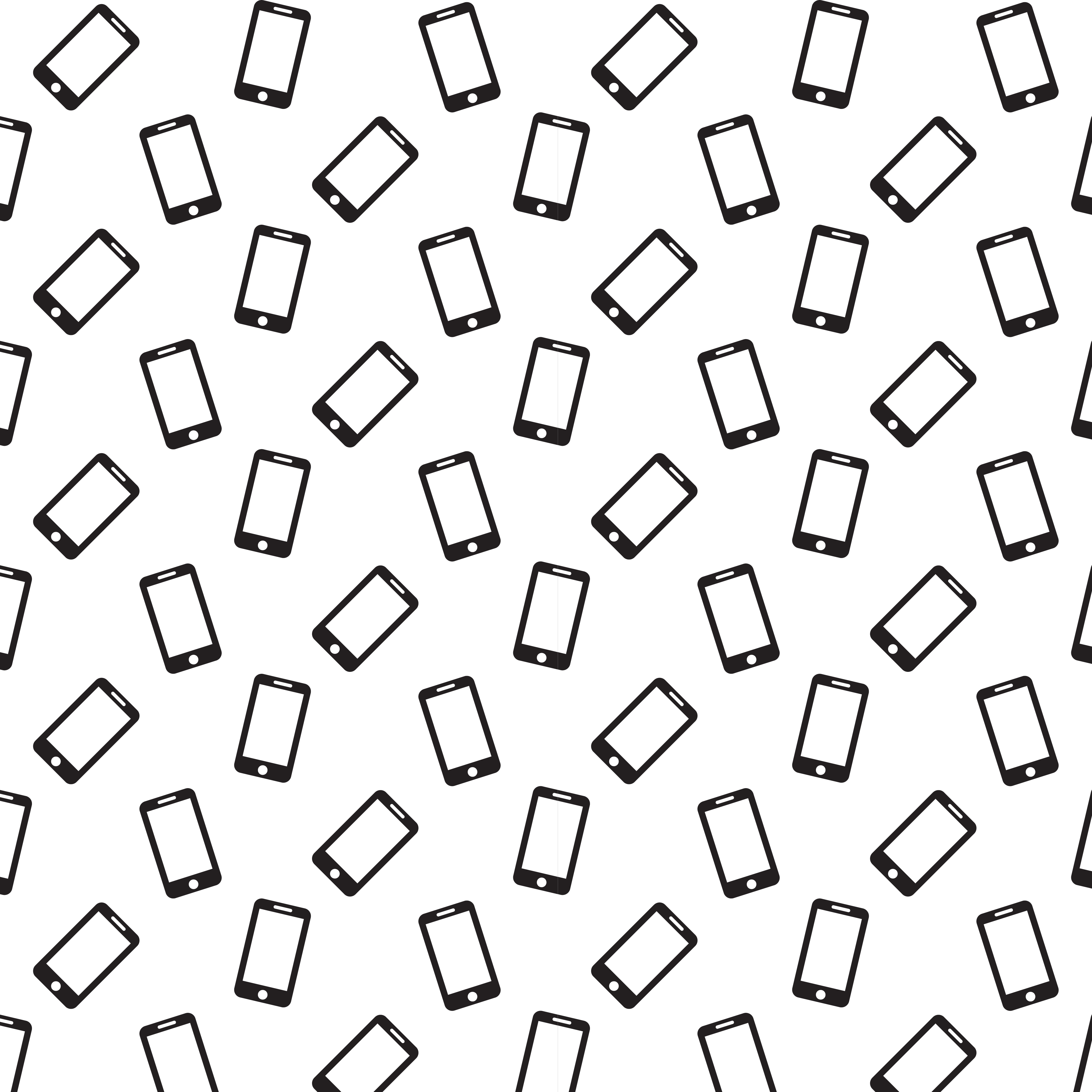 Smartphone icon pattern 834695 Vector Art at Vecteezy