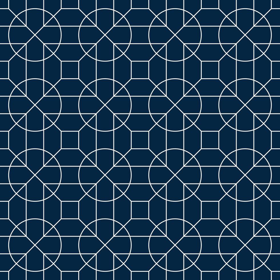 White and Blue Geometric Circle Pattern vector