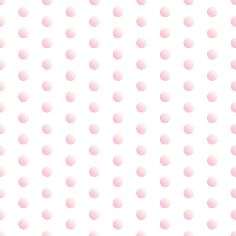 Pale Pink Dots Pattern vector