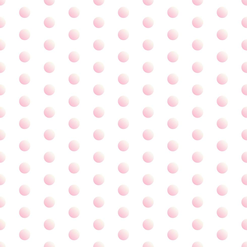 Pale Pink Dots Pattern vector