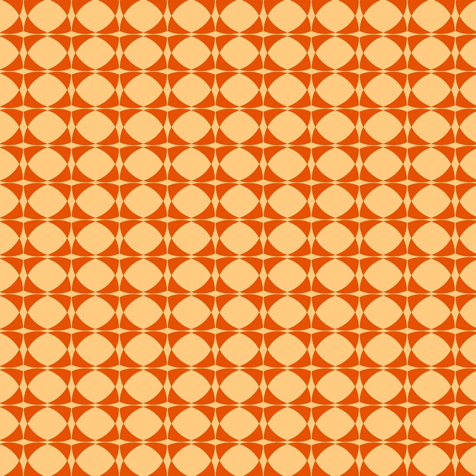Orange and Yellow Geometric Diamond Seamless Pattern vector