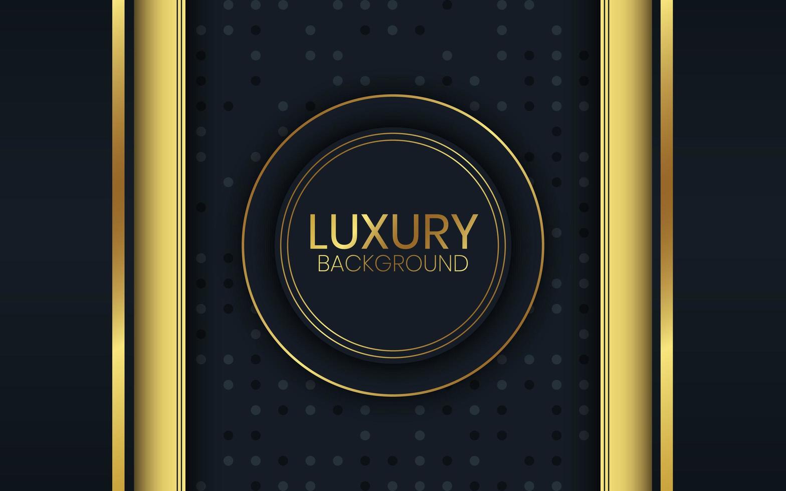 Dotted Navy Background with Vertical Gold Accents vector