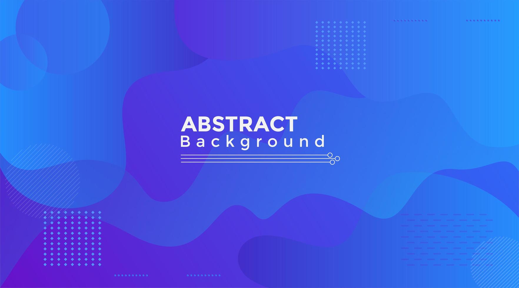 Fluid Abstract Shape Purple and Blue Background vector