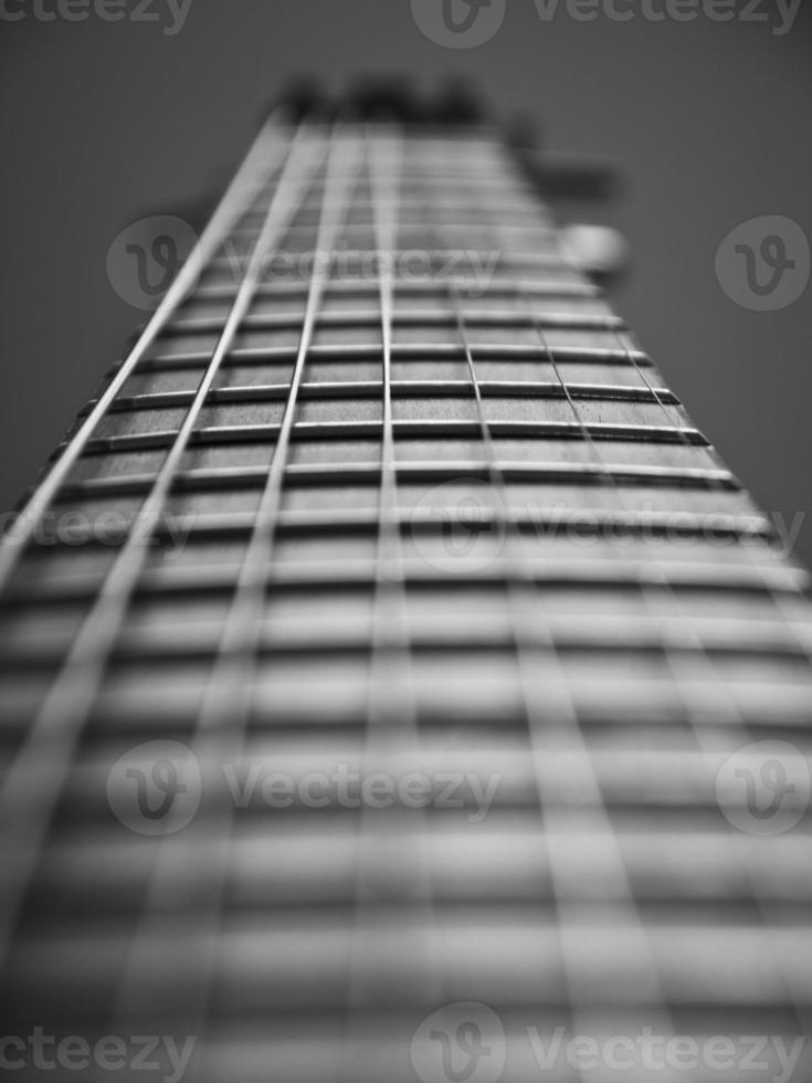 Primer plano de guitarra. foto