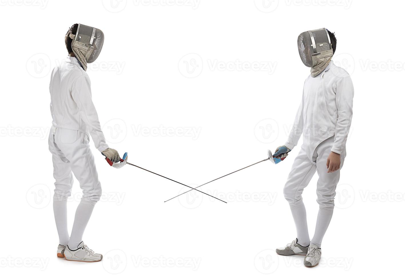 Epee or Sabre Fencing Players 836069 Stock Photo at Vecteezy
