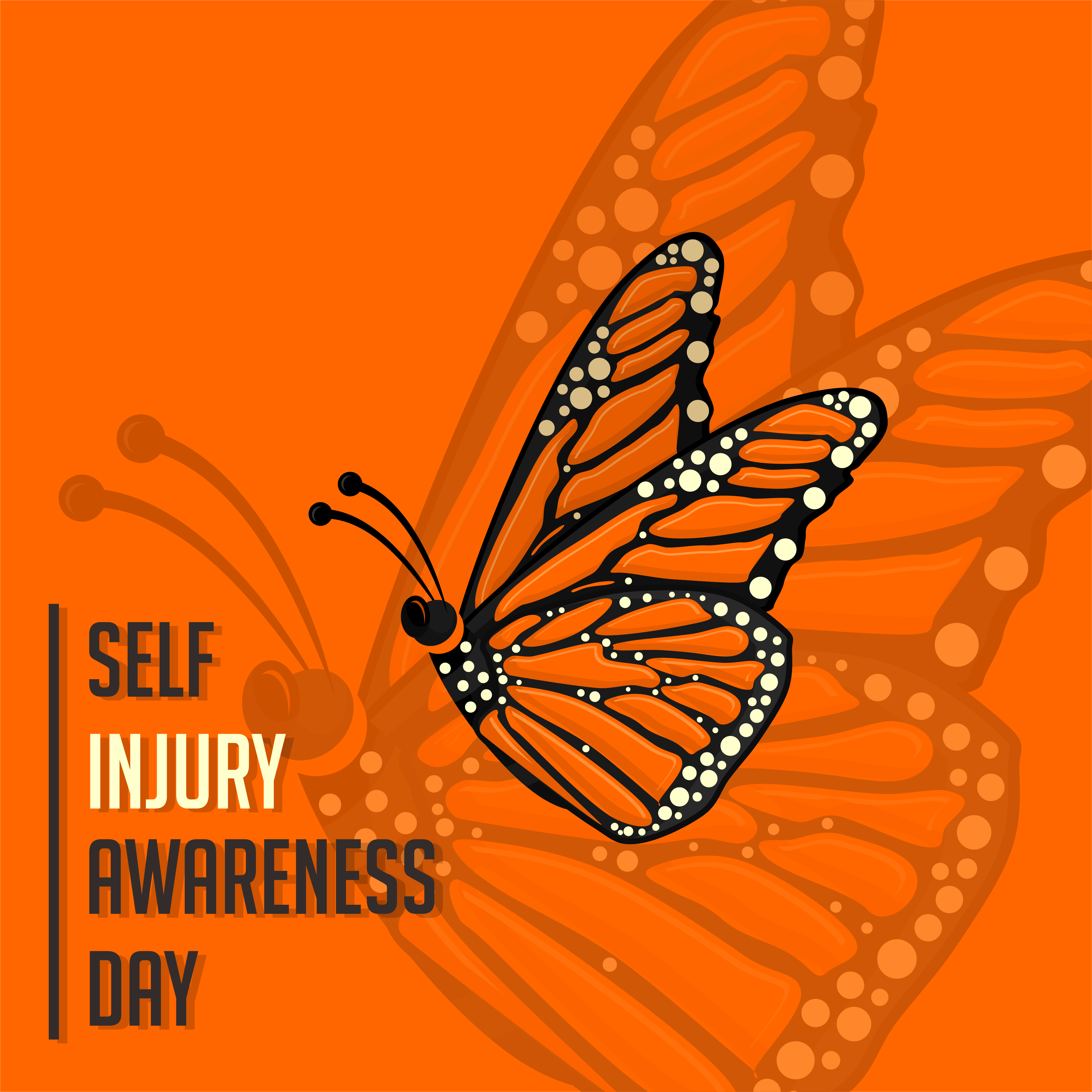 Self Injury Awareness Day 837813 Vector Art at Vecteezy