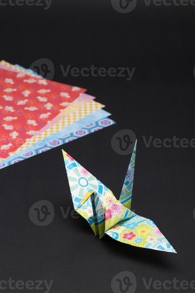 Origami crane photo