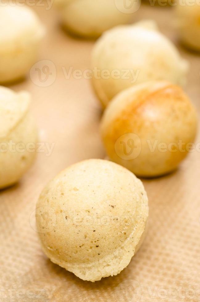Baked dough as ball photo