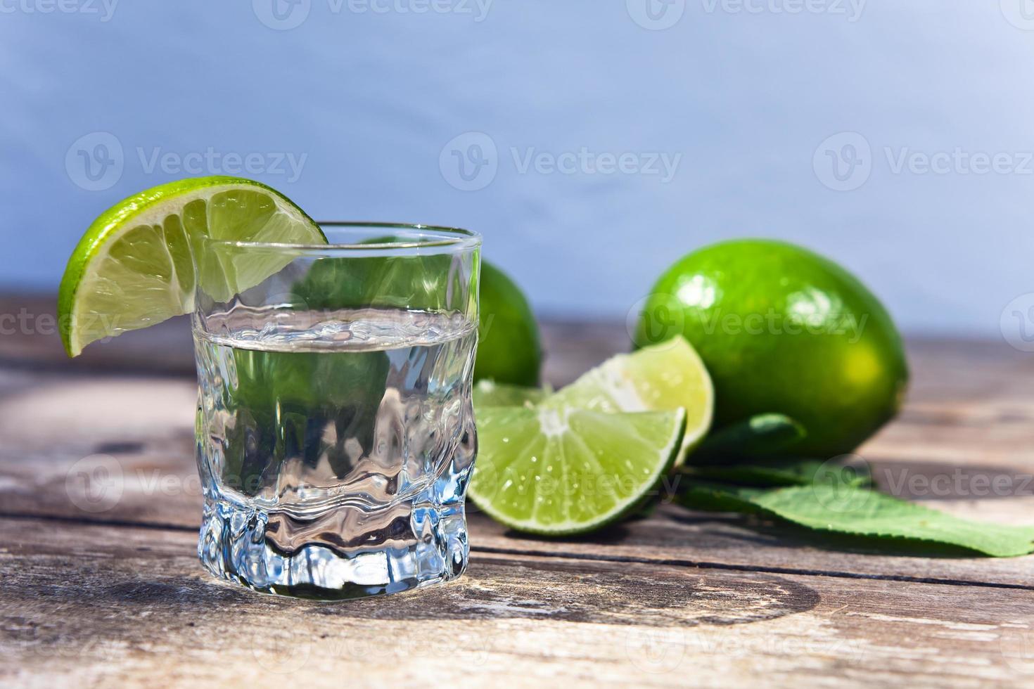 tequila and lime photo