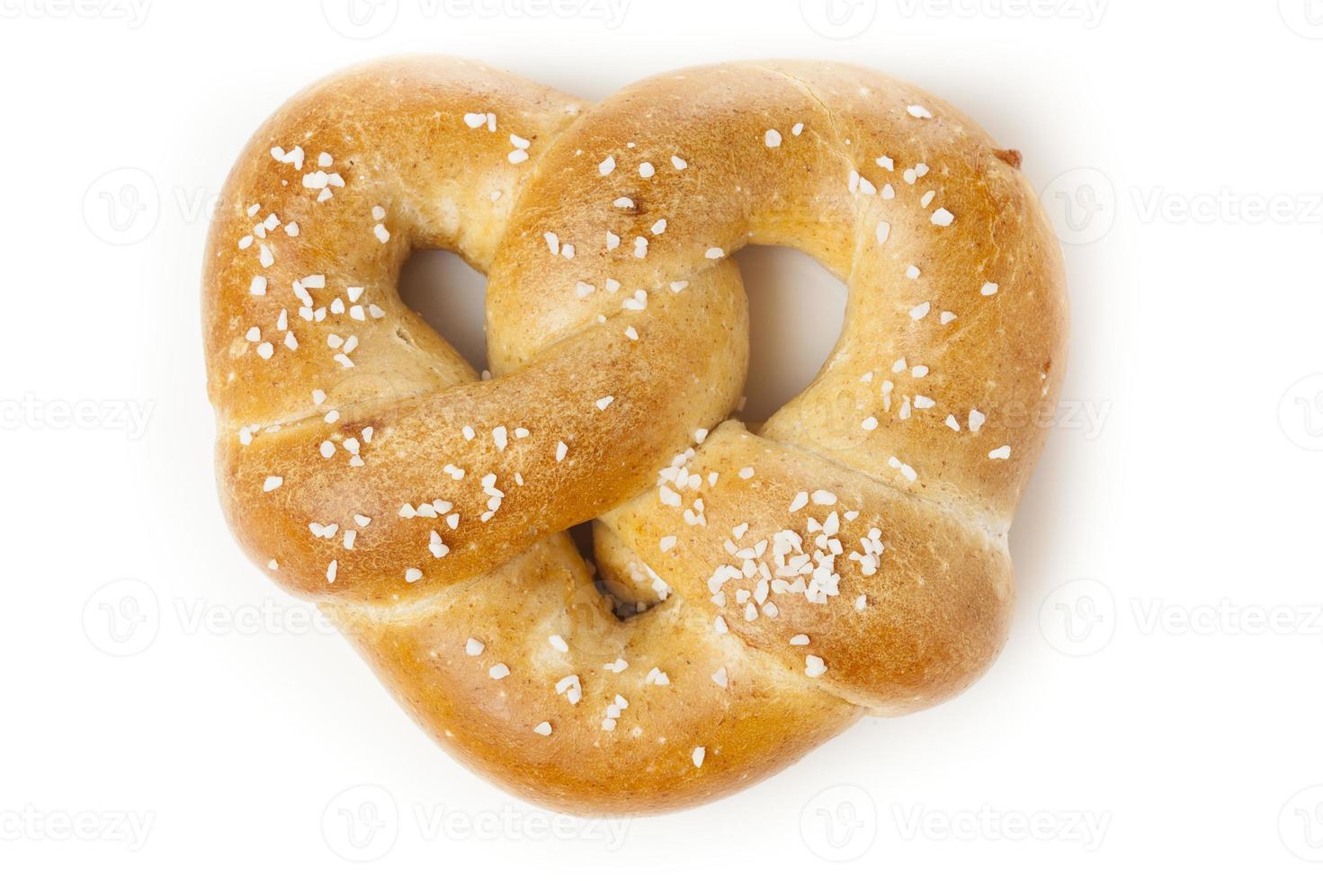 pretzel suave casero cálido foto