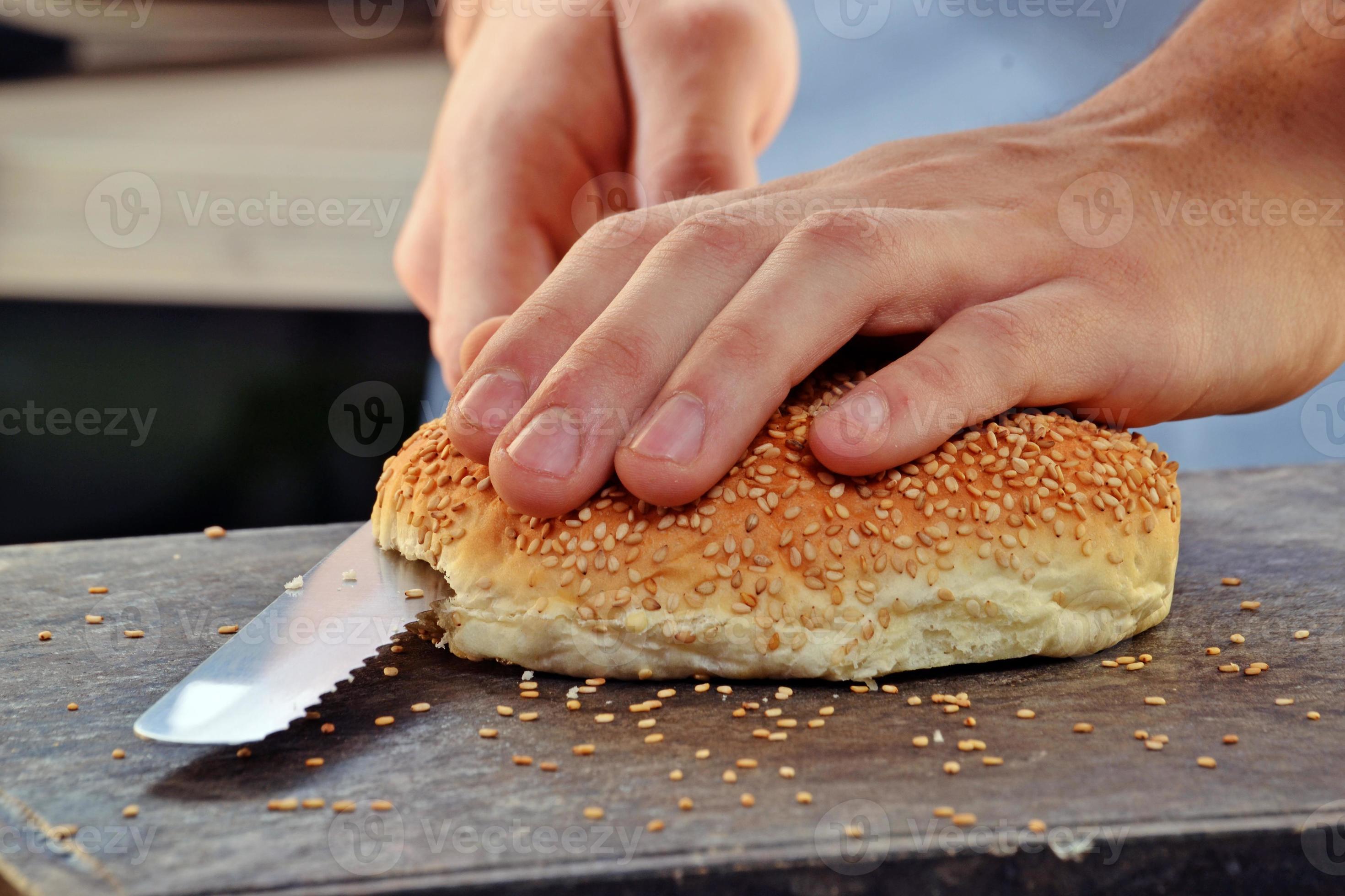 Baker bread. photo