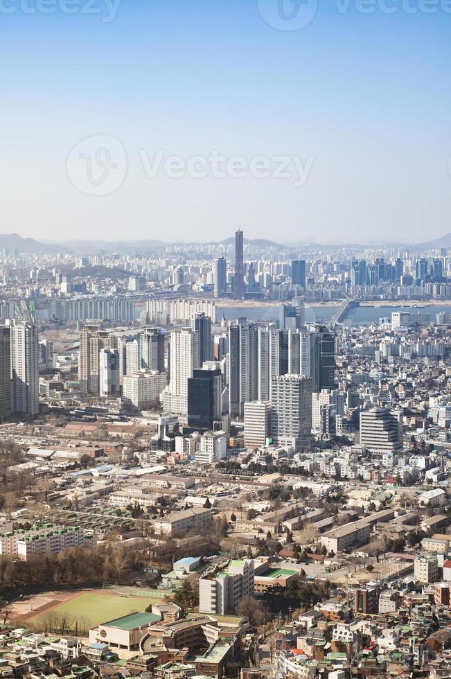 Downtown cityscape of Seoul. photo
