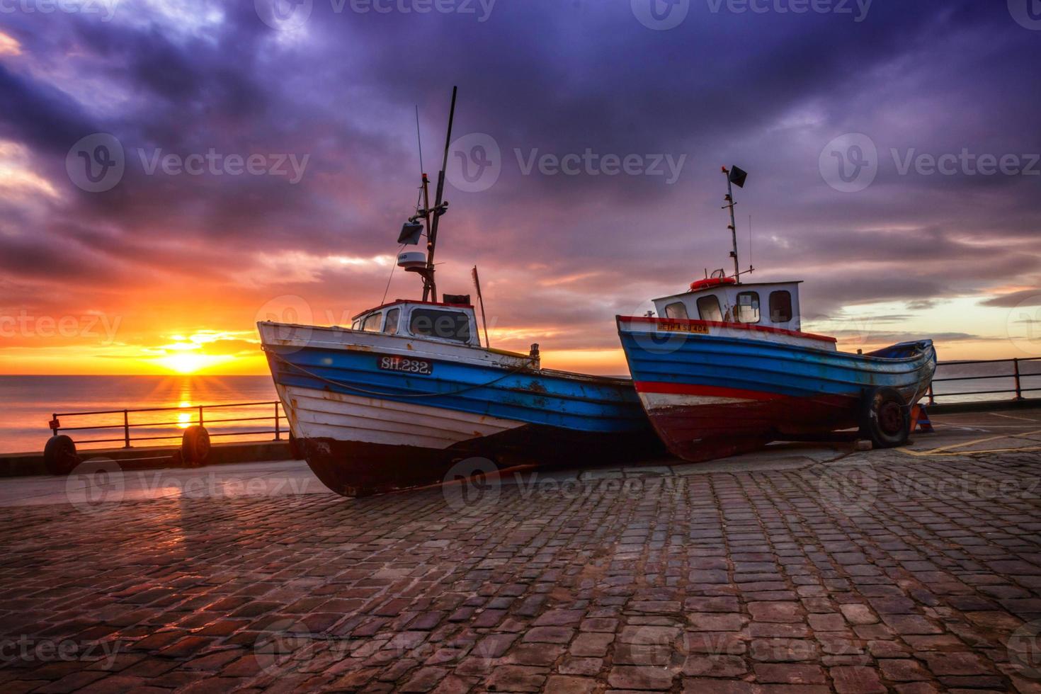 Fishing Boats sunset photo