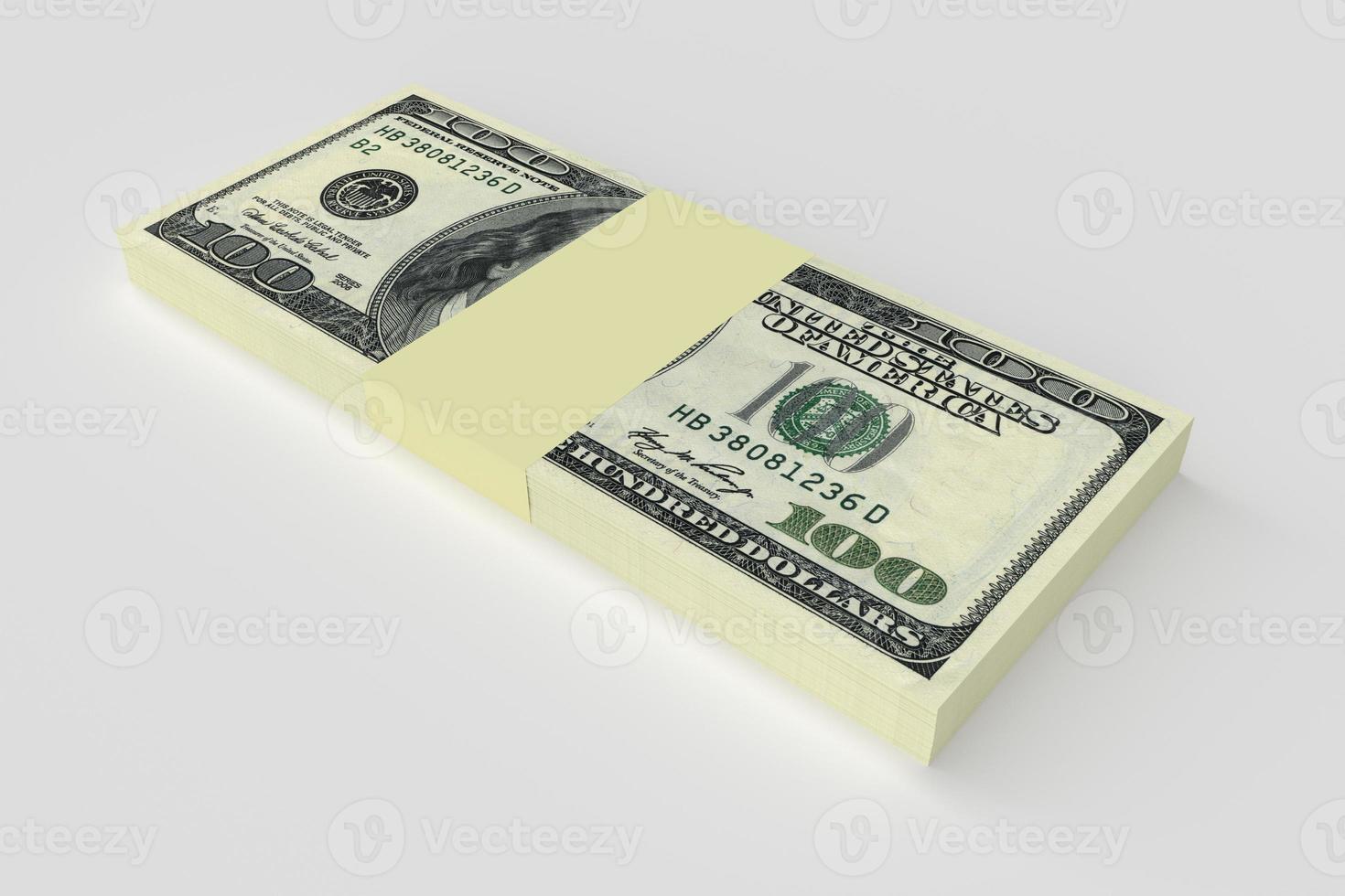 concepto de dinero - muchos billetes de dólares foto