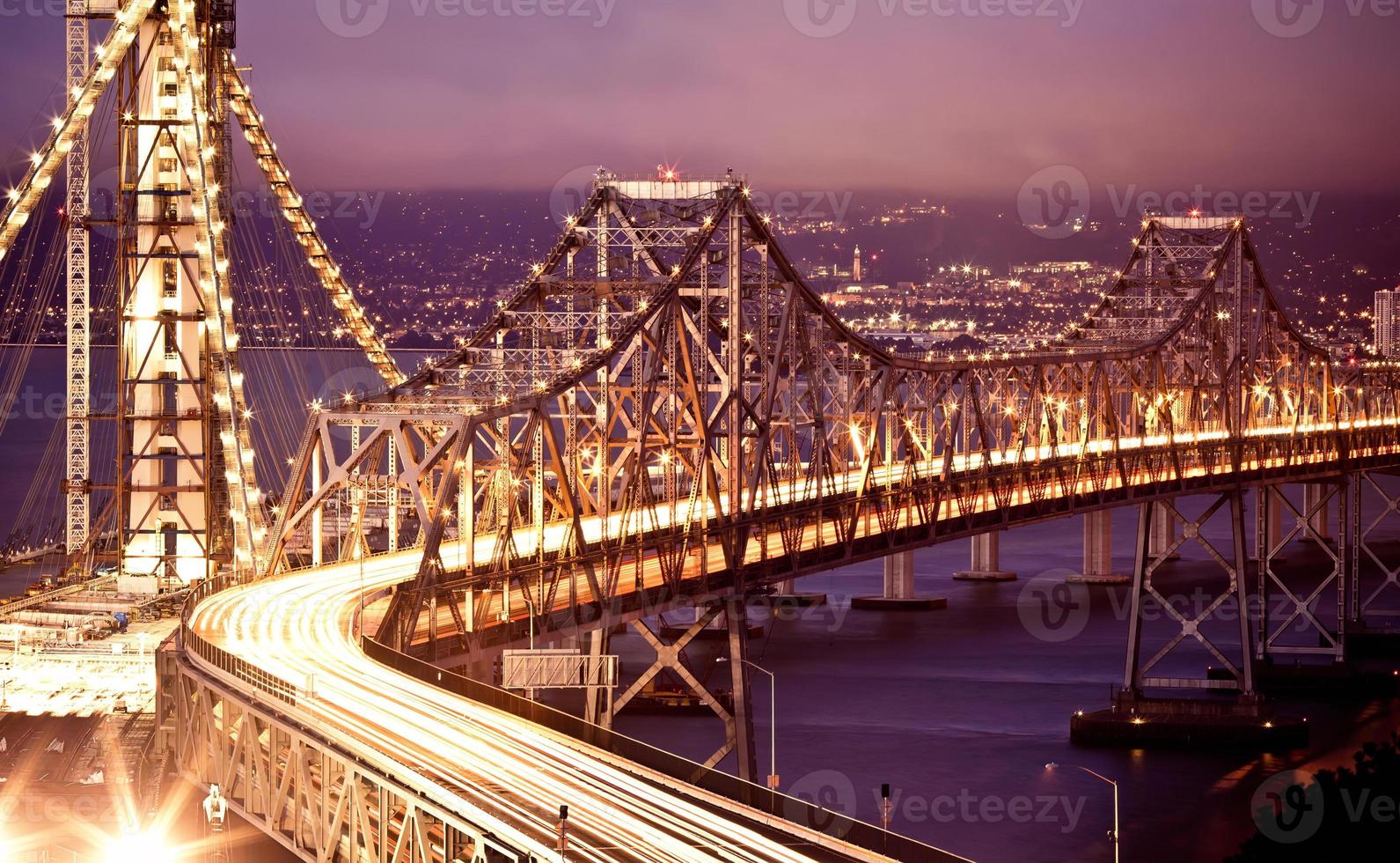 San Francisco Oakland Bay Bridge at photo
