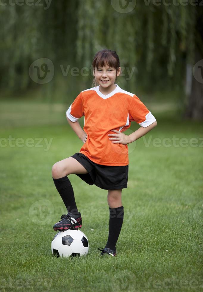Little Soccer Girl photo