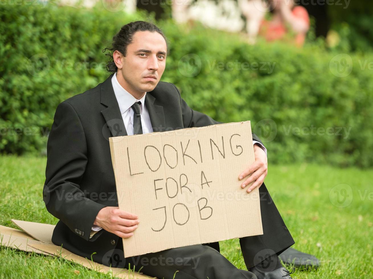 Unemployed man 874526 Stock Photo at Vecteezy