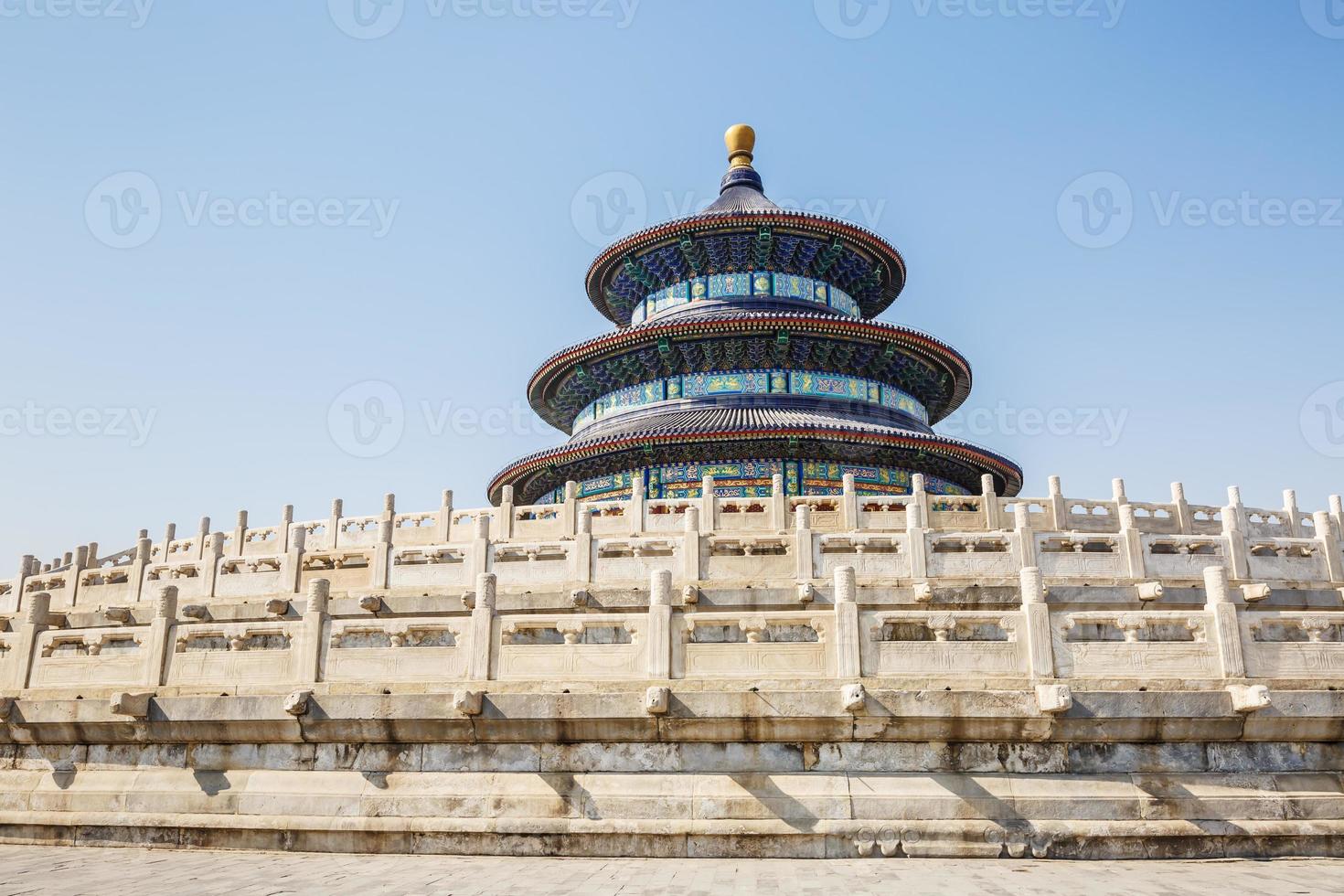 el templo del cielo en beijing, el patrimonio cultural mundial foto