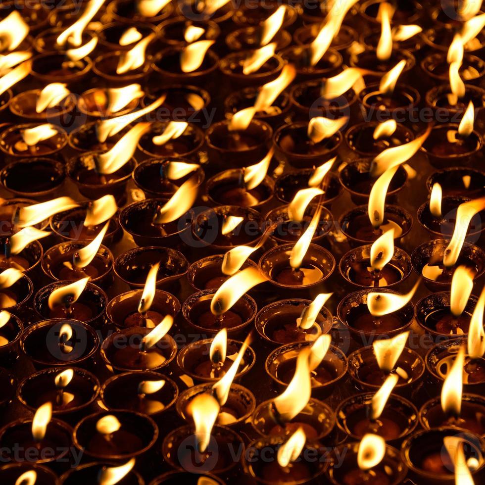 Butter lamps photo