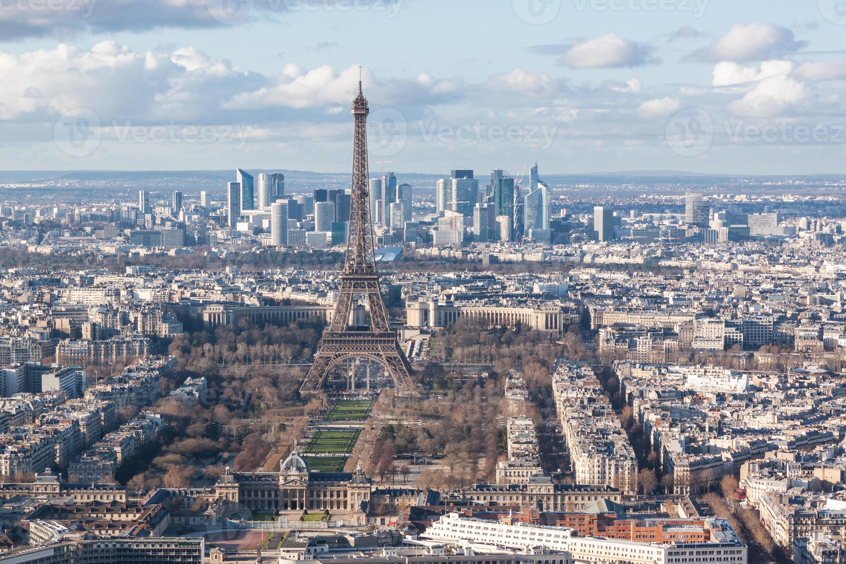 horizonte de París foto
