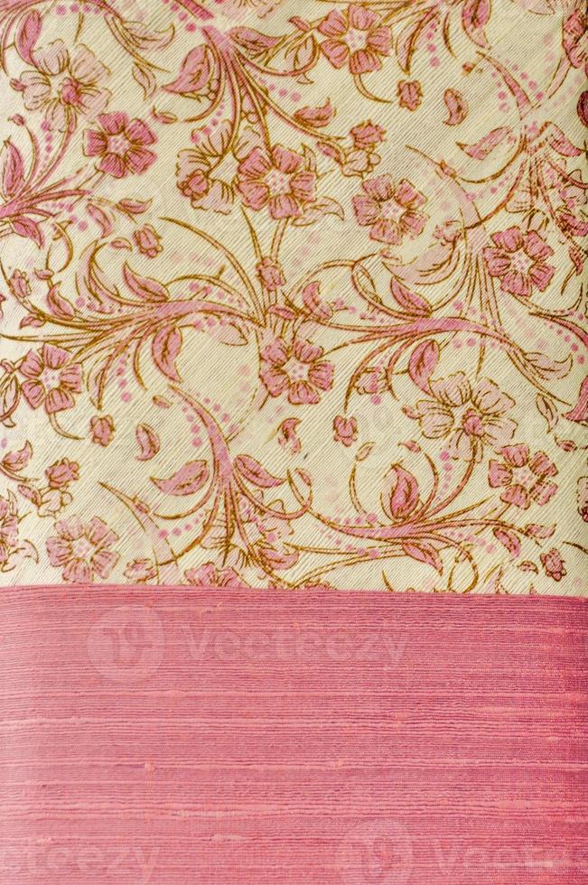 Thai silk motif pattern photo