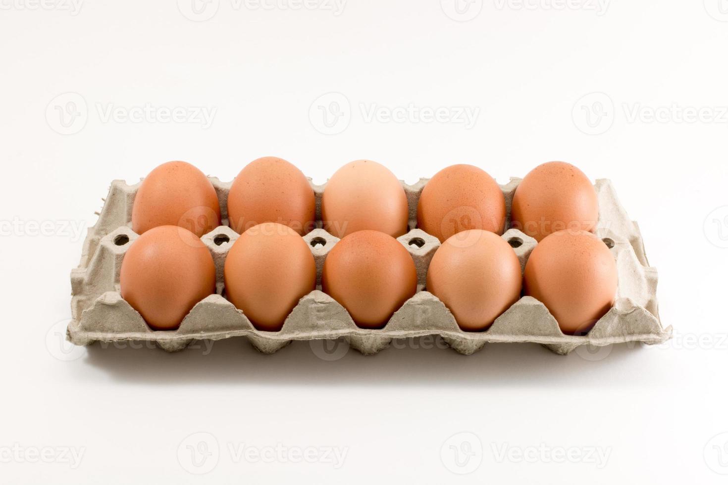 Ten Eggs in egg tray 883591 Stock Photo at Vecteezy