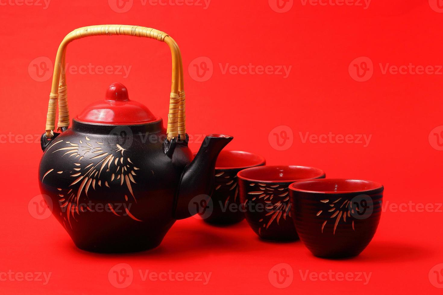 Asian tea set photo