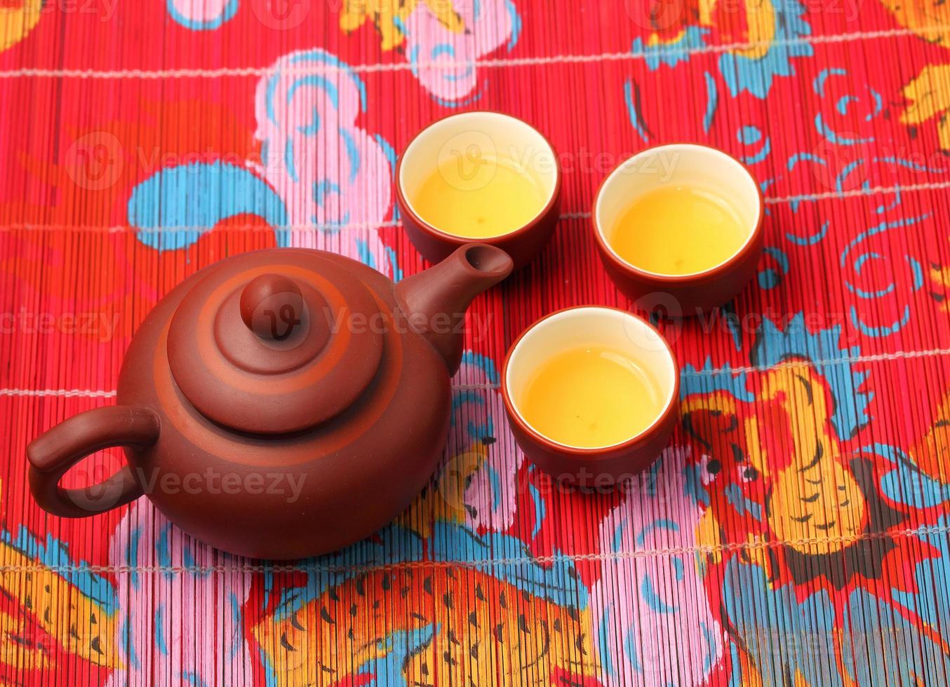 Asian tea set photo