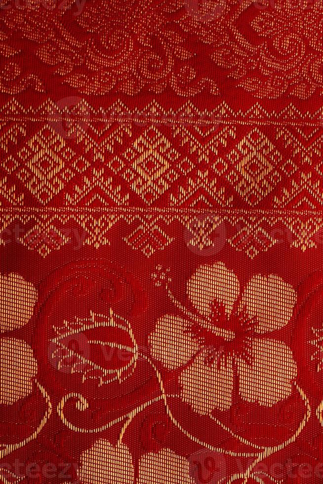 Antique Asian textile photo