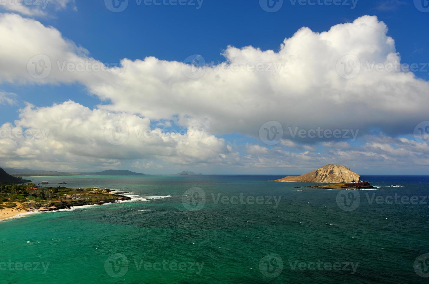 paisaje dramático de oahu, hawaii foto