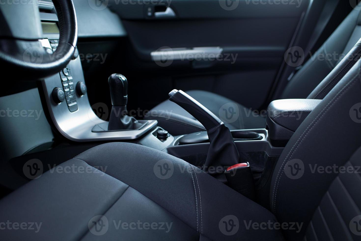 Modern car interior photo