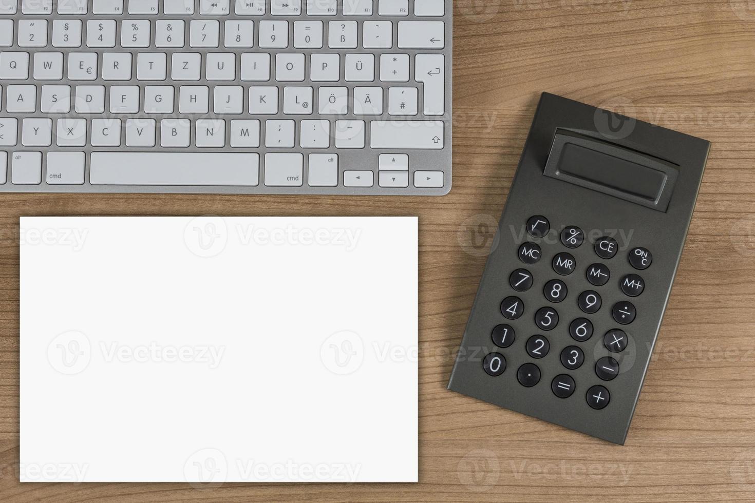 Keyboard and calculator on Desktop 895168 Stock Photo at Vecteezy