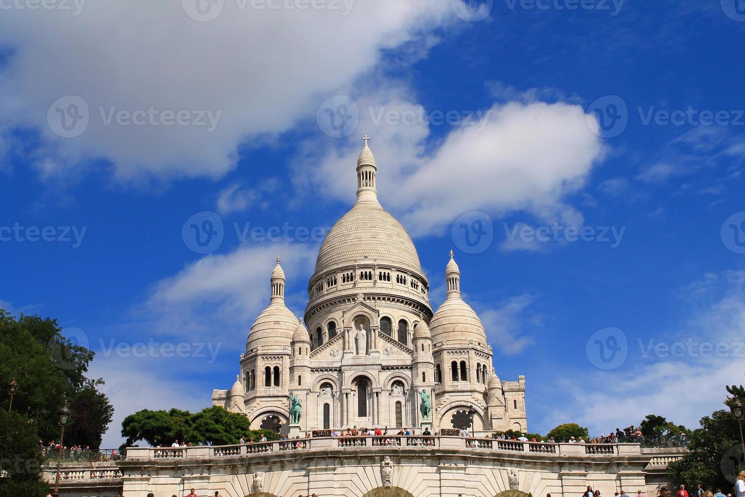 basilique du sacré coeur à paris, francia foto
