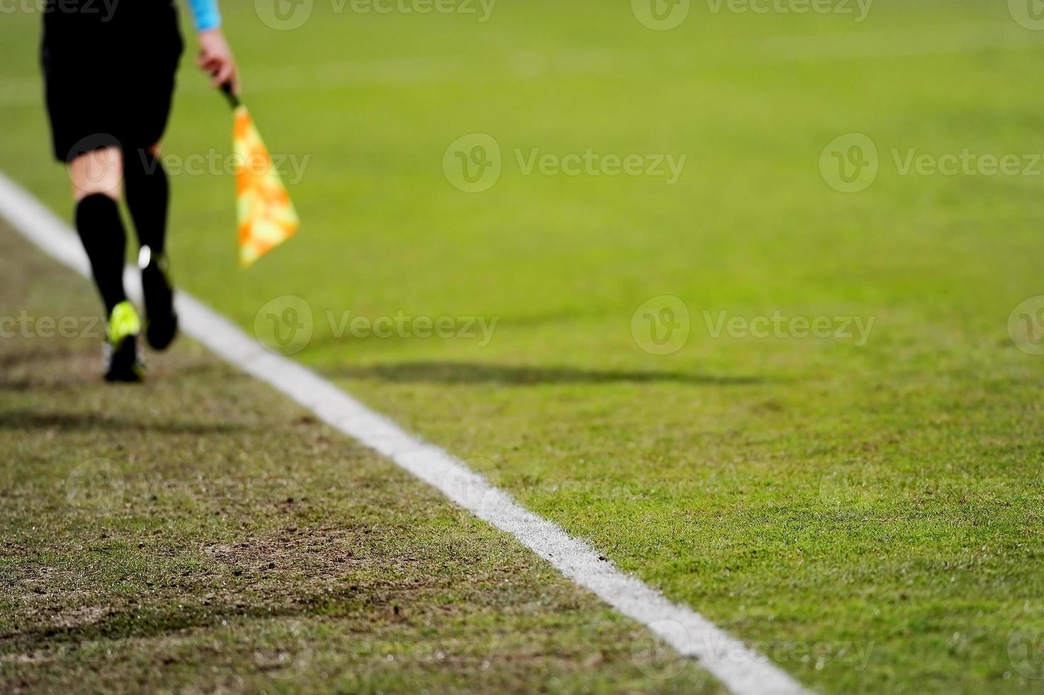 Assistant referee in action photo