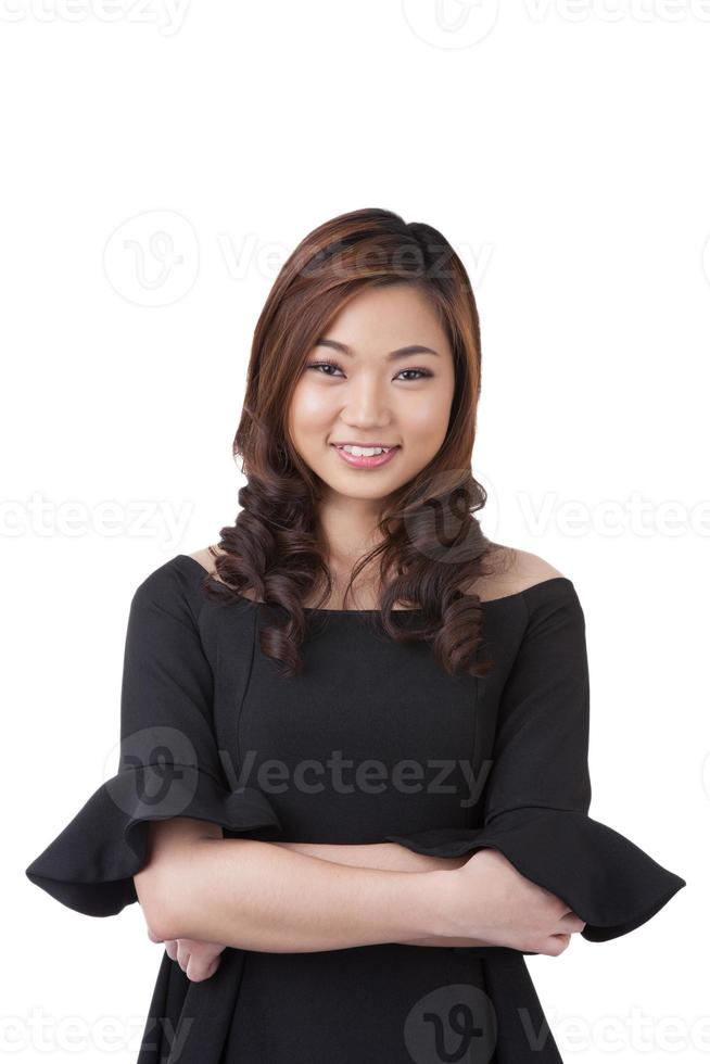 Smiling businesswoman portrait photo