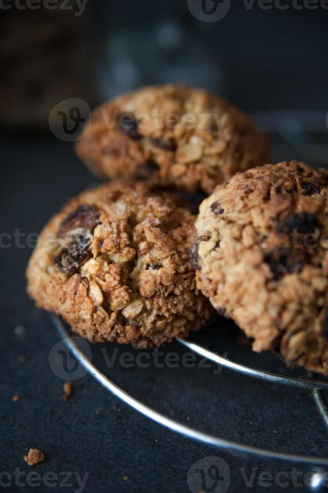Healthy muesli cookies photo