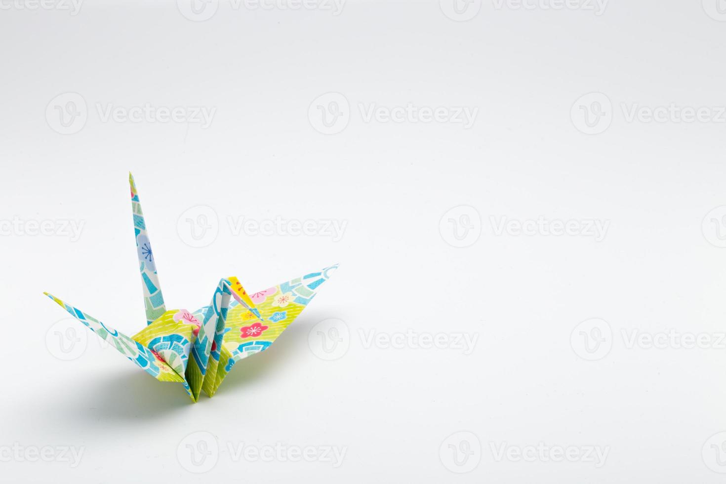 Paper cranes (1 bird) photo