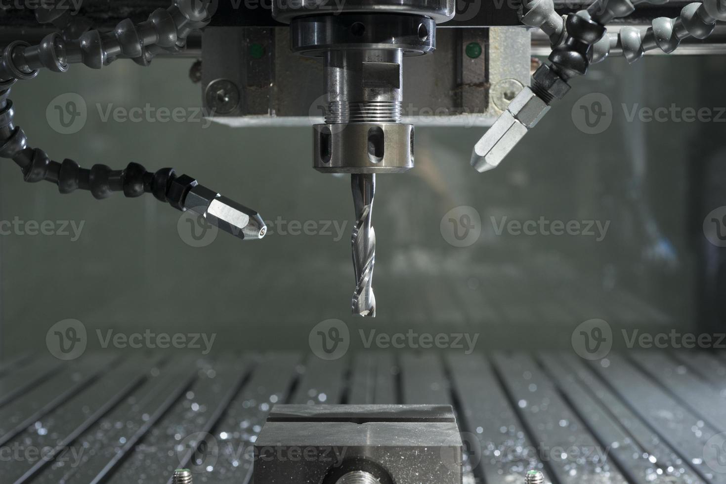 industrial cnc mill automated metal processing machine photo