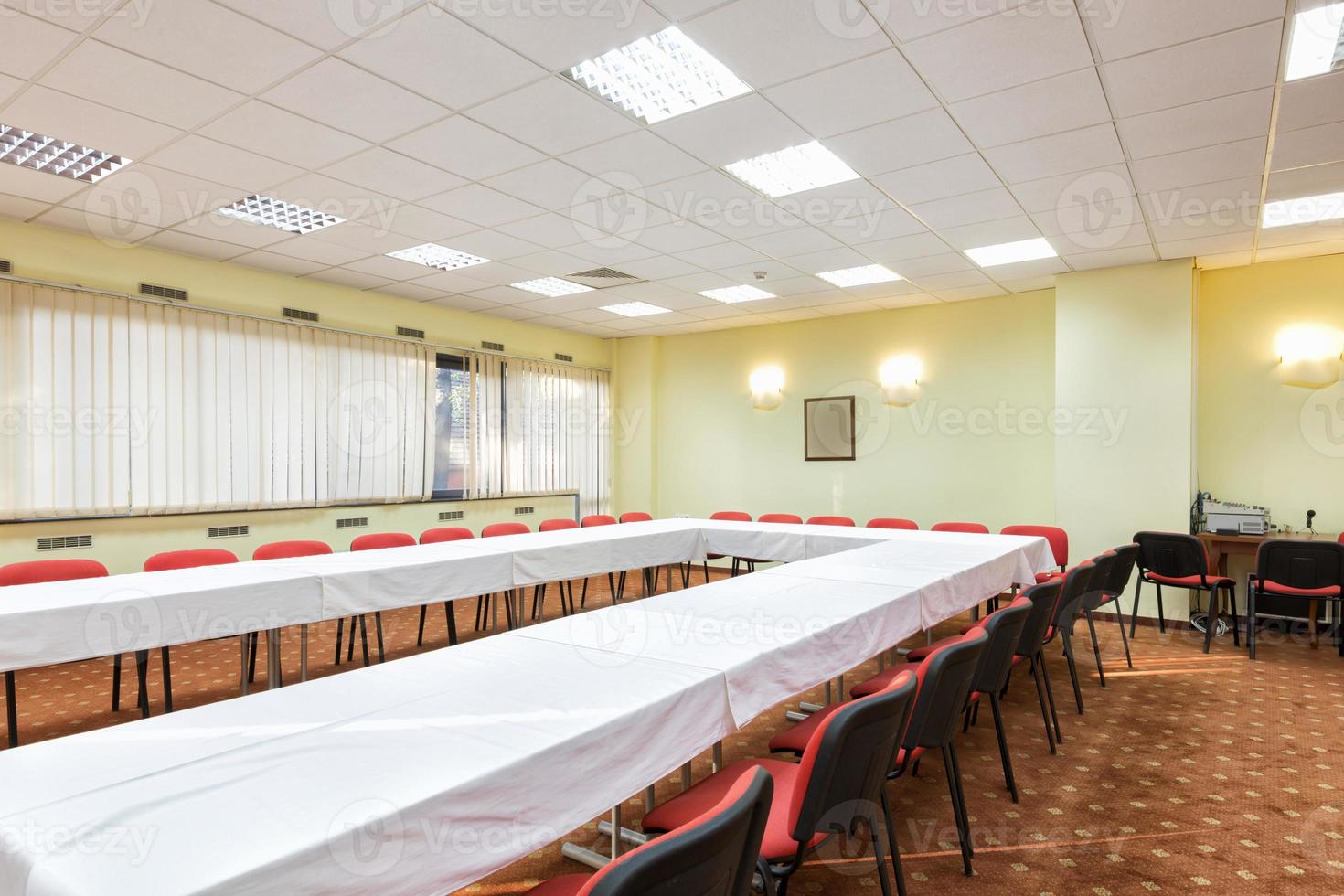 Modern conference room ready for meeting photo