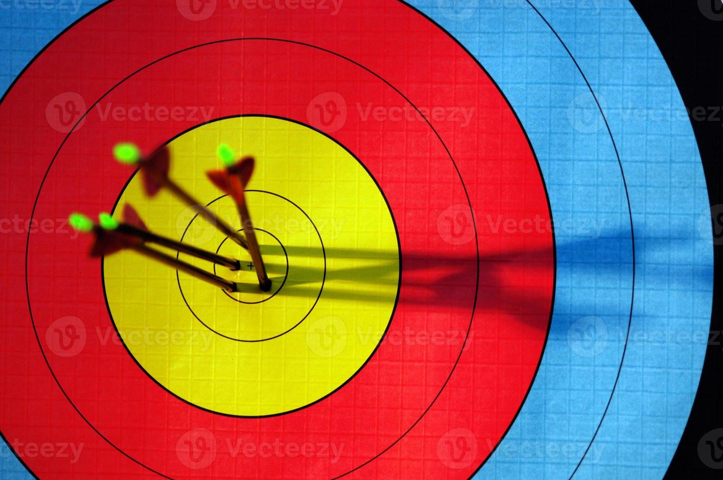 Arrows hitting archery target 908988 Stock Photo at Vecteezy