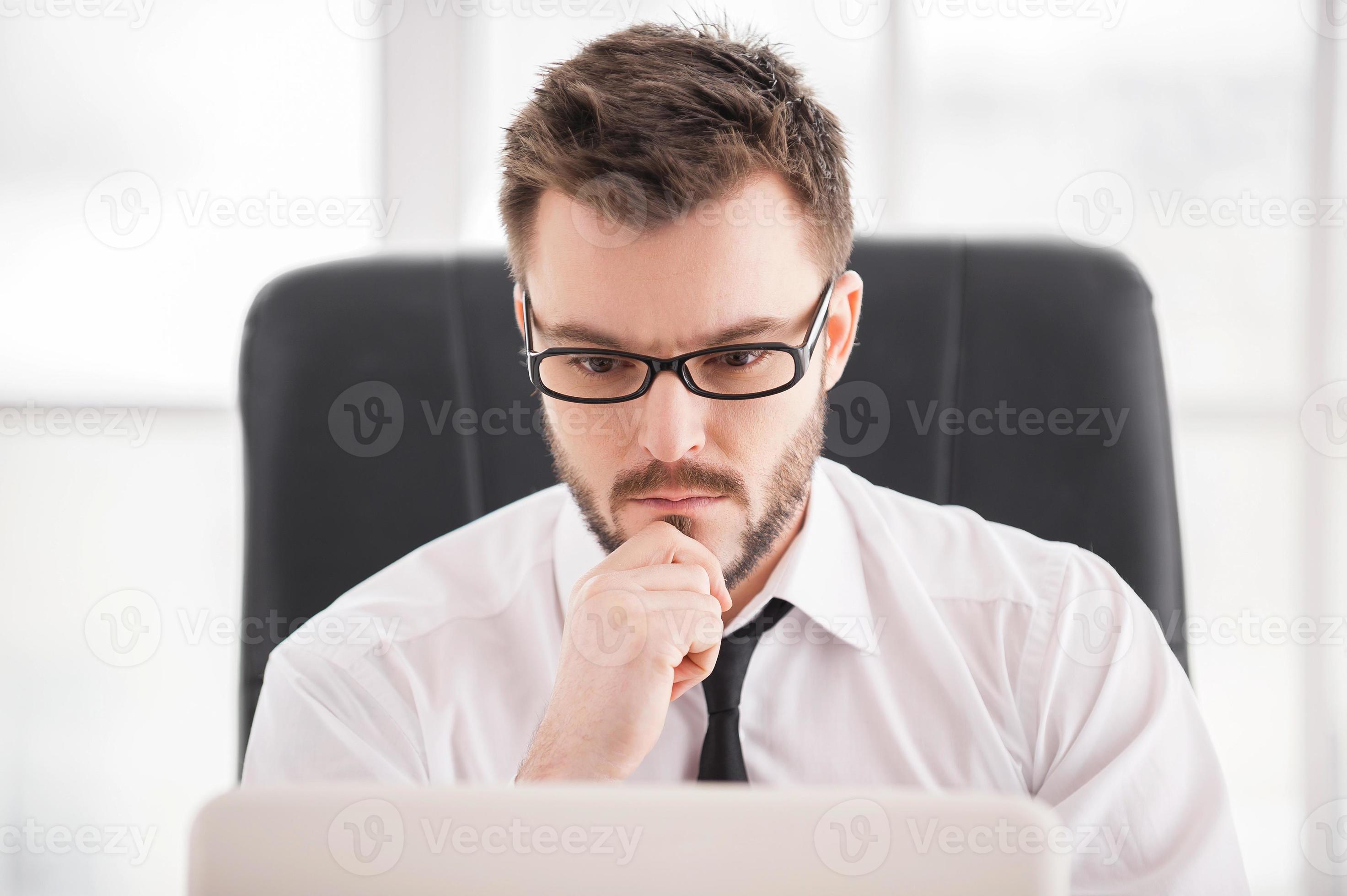 Full concentration at work. 909566 Stock Photo at Vecteezy