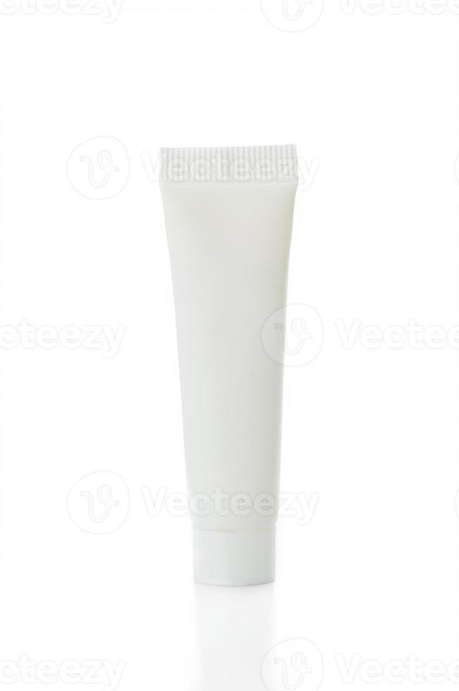 Blank Body lotion or cream container photo