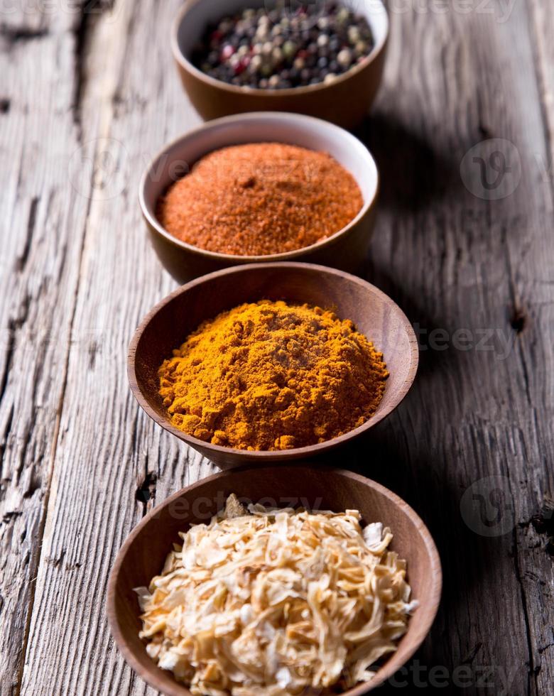 Assorted spices photo