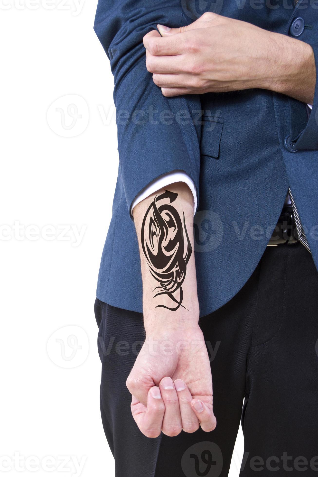 Businessman with tattoo Stock Photos and Images  agefotostock