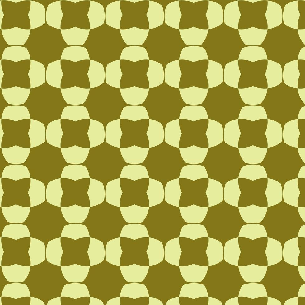 Elegent Floral Shape Lime Pattern vector
