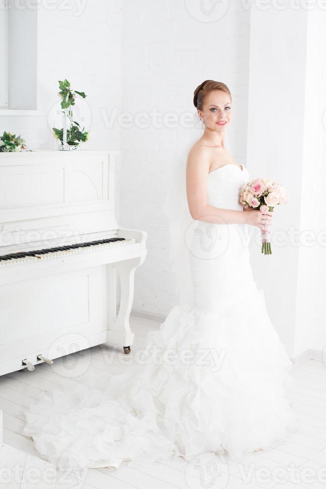Beautiful bride portrait photo