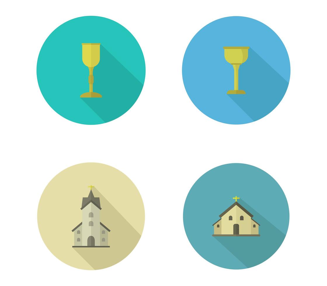 Set of Religious Icons  vector