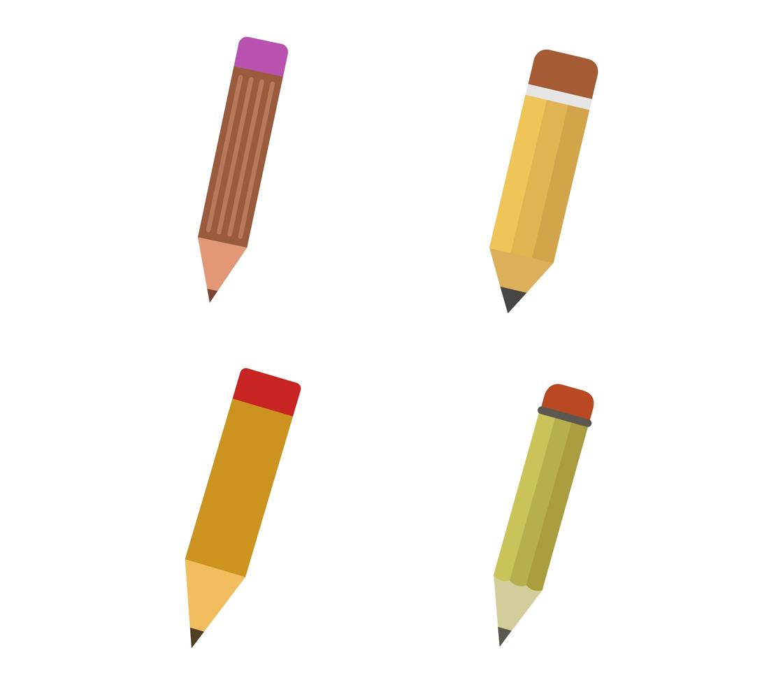 Set of Pencil Icons  vector